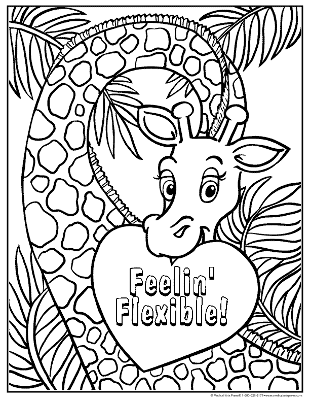 Chiropractic Kids Coloring Sheet